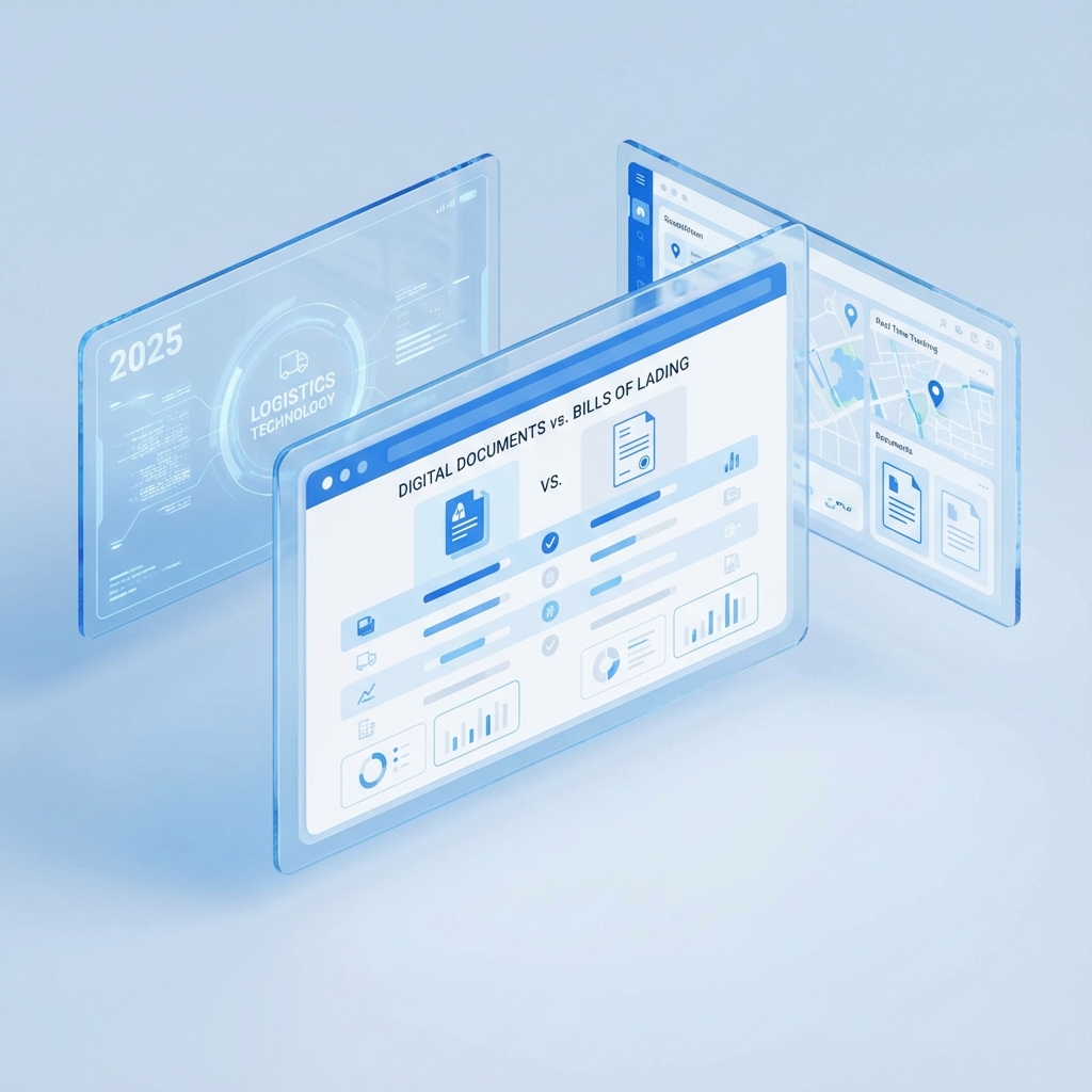 Comparison of digital documents and bills of lading